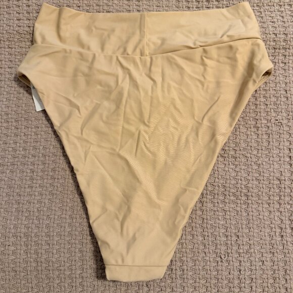 Aerie Nude/Tan High Waisted Swim Bottoms NWT - Picture 3 of 4